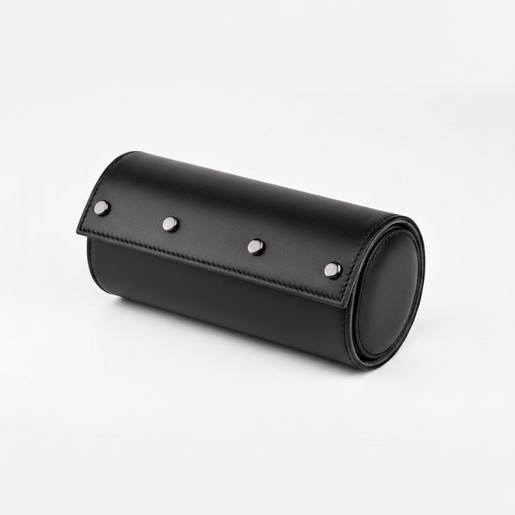 3 Slot Travel Watch Roll Black