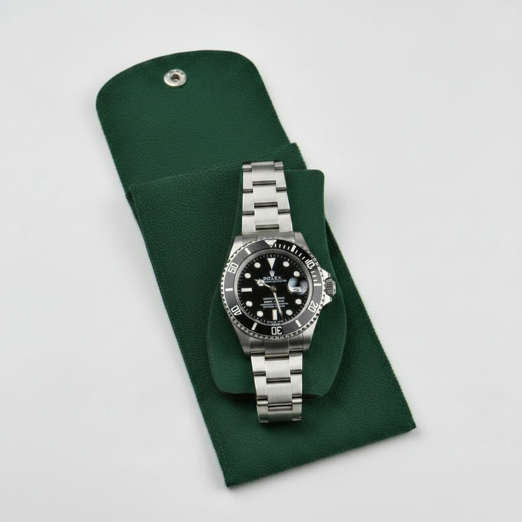 Luxury Watch Pouch Green