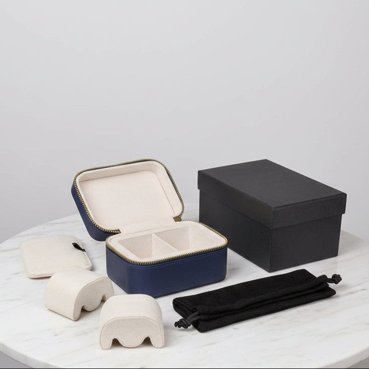 Watch Collection Box BLU/CRM