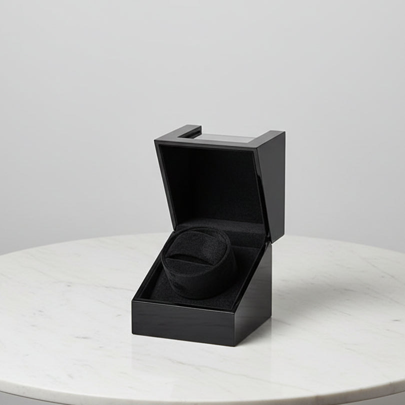 Watch Winder WOOD Black/Black