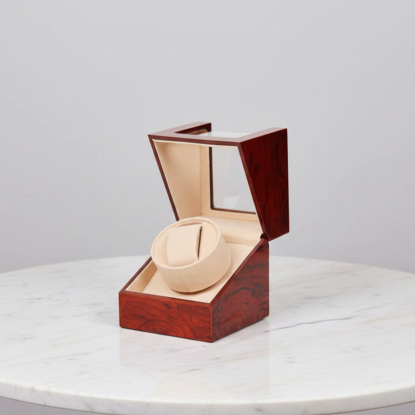 Watch Winder WOOD Brown/Beige