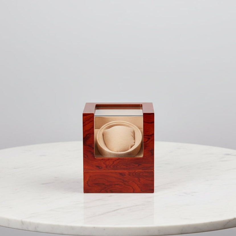 Watch Winder WOOD Brown/Beige